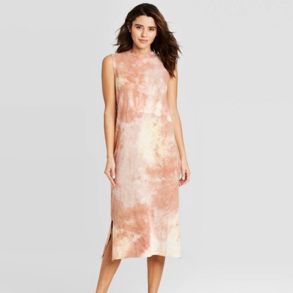 UNIVERSAL THREAD tie-dye tank top midi dress